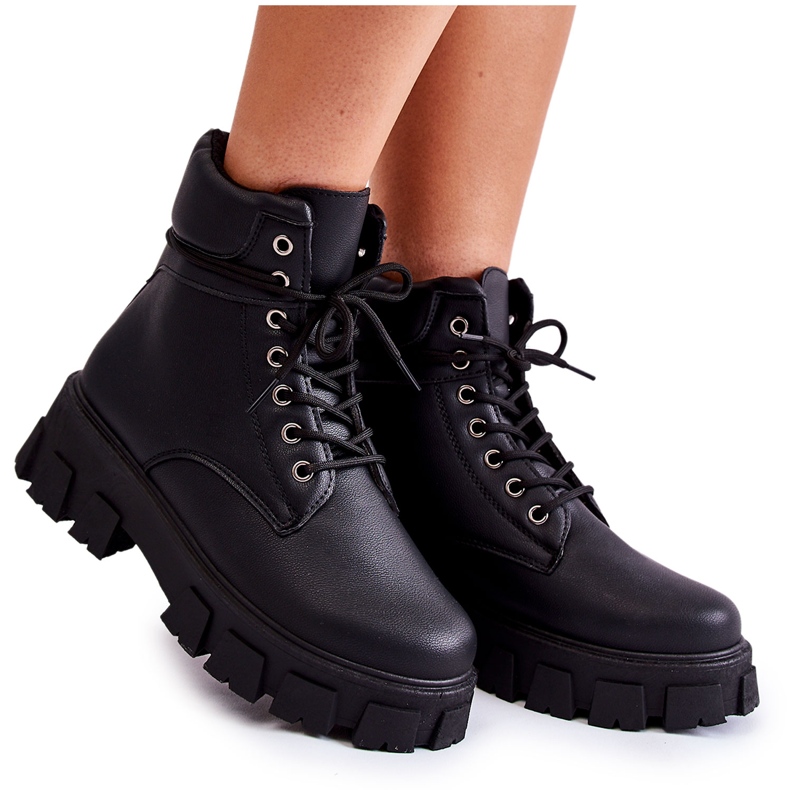 PA1 Women's Black Boots Warm Flavin