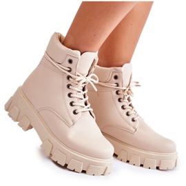 Women's Boots Warm Light Beige Flavin Boots