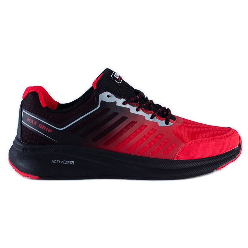 Red DK men's sports shoes black