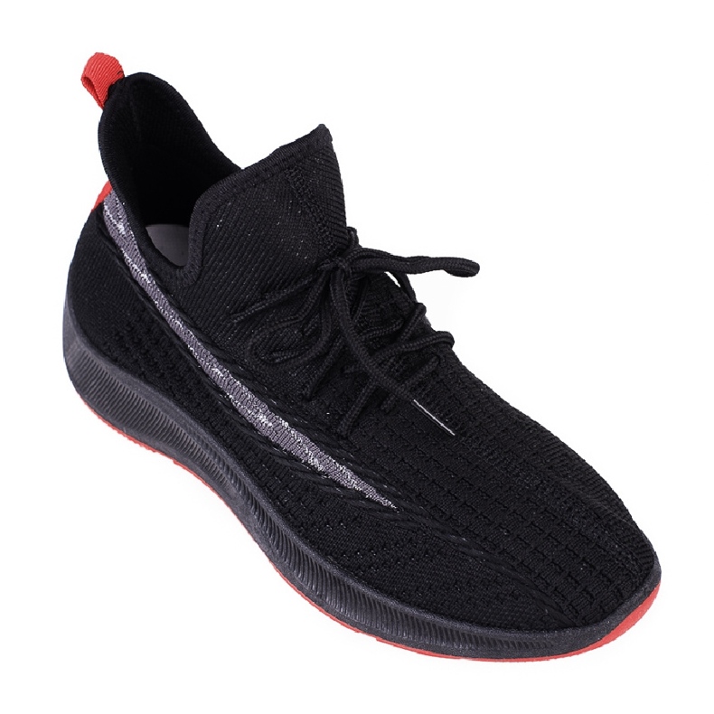 SHELOVET Black men's sports shoes