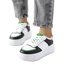 Black Mandib women's sneakers white Black Mandib women's sneakers white