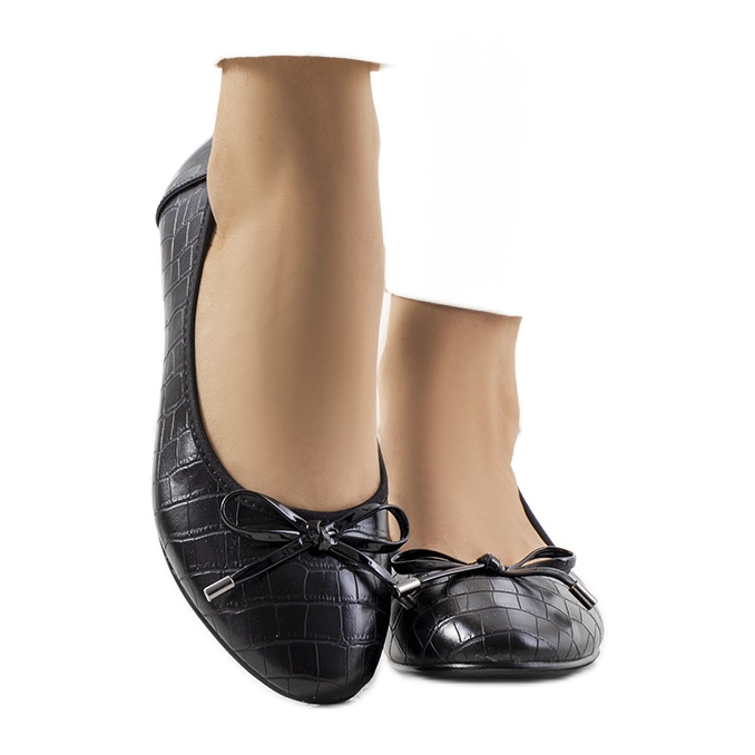 Ladies' black ballerinas from Elzina