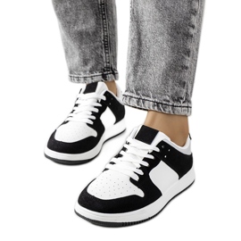 Black and white Probe sneakers Black and white Probe sneakers