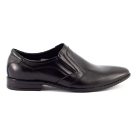 Olivier Men's formal slip-on shoes 284 black