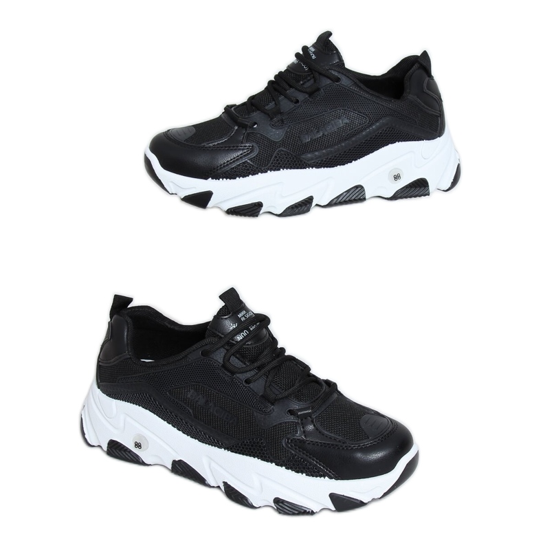 Black Frances Black women's sports shoes