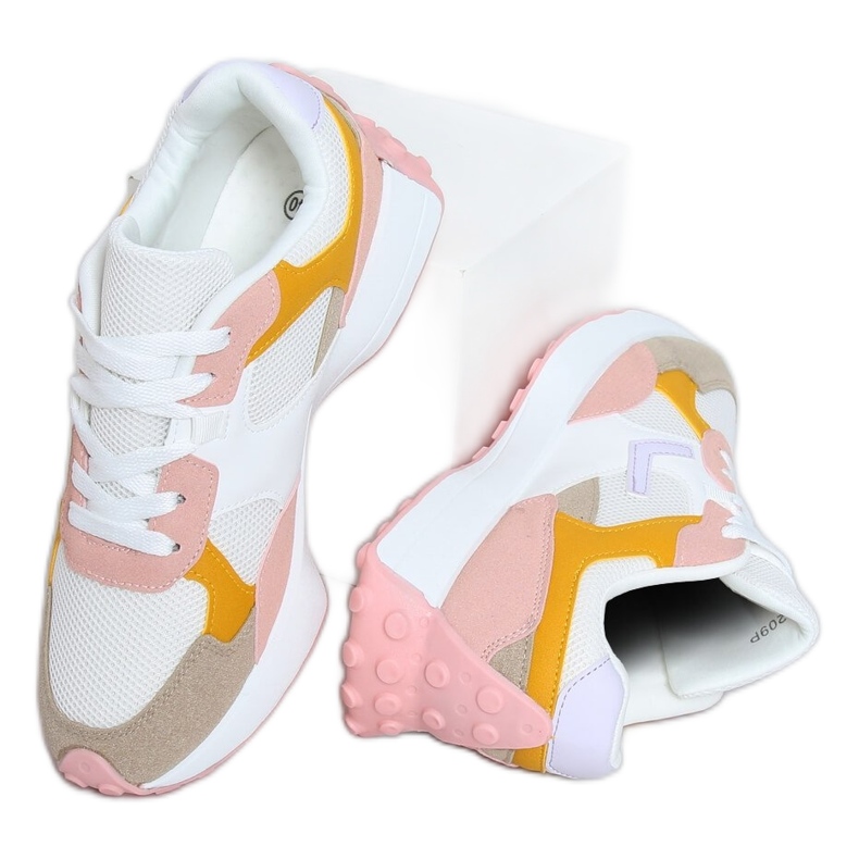 Multicolored Amelia Pink sports shoes