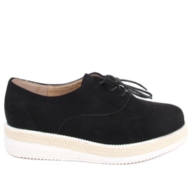 Women's moccasins, espadrilles Apia Black