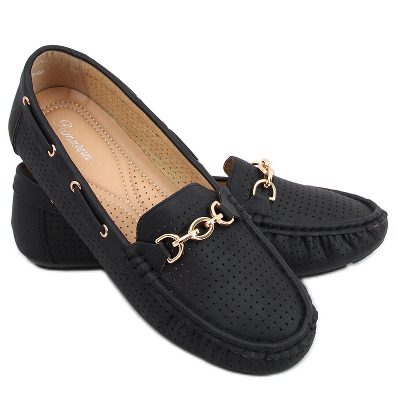 Nisa Black women's loafers