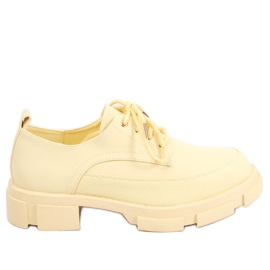 High-soled loafers Unna Yellow