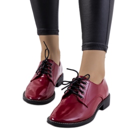 Maroon women's shoes Ricieri red