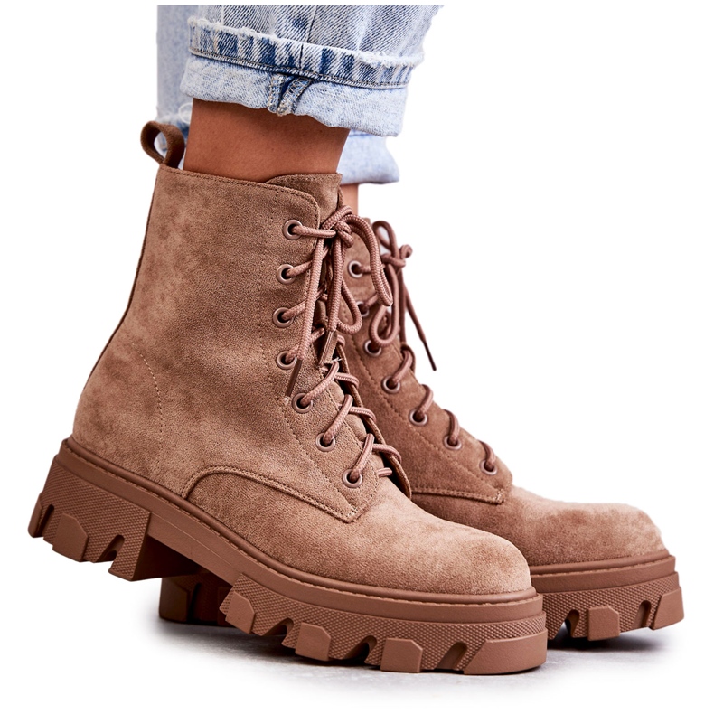 PG1 Suede Warm Boots Workers Brown Darvin