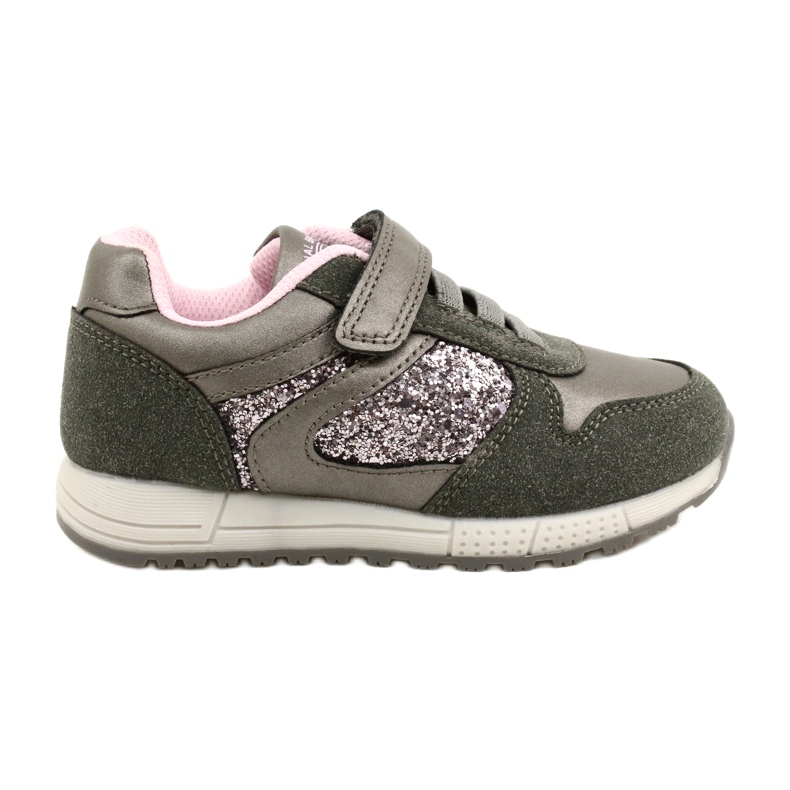 American Club es40 gray-silver children's sports shoes grey