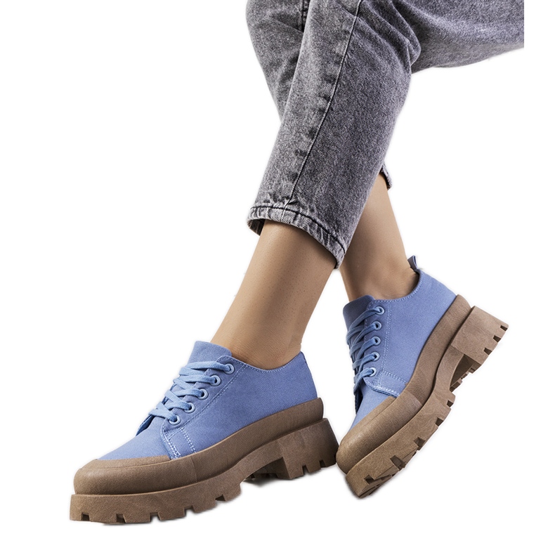 Blue women's shoes from Maryland