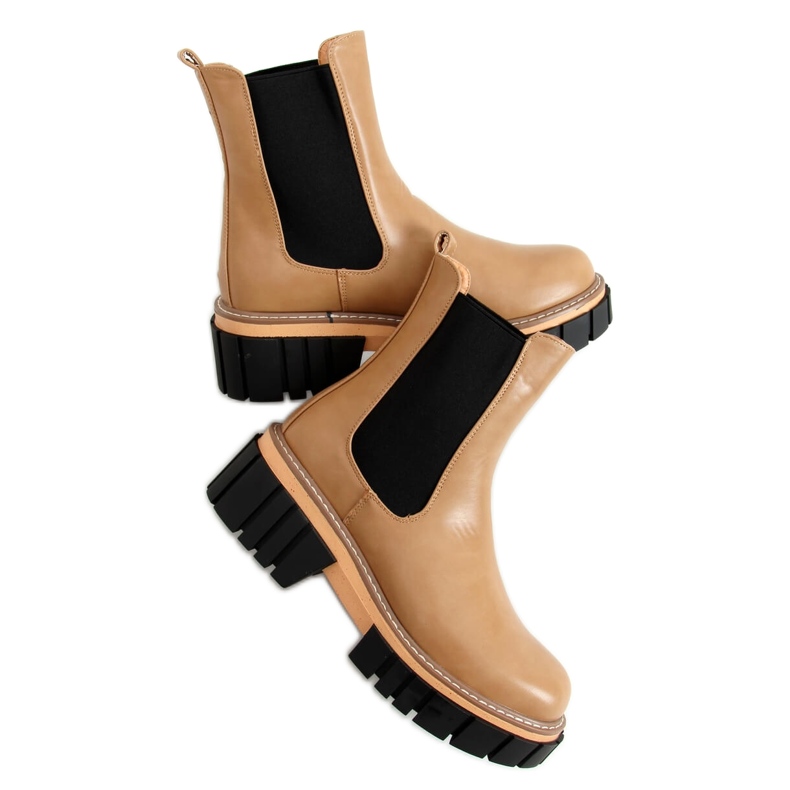 Women's Chelsea boots Bella LT.KHAKI beige Women's Chelsea boots Bella LT.KHAKI beige