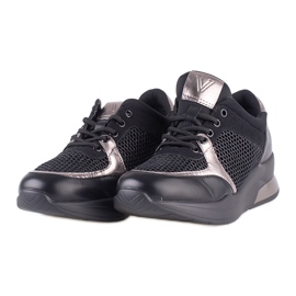Black stylish Vinceza trainers