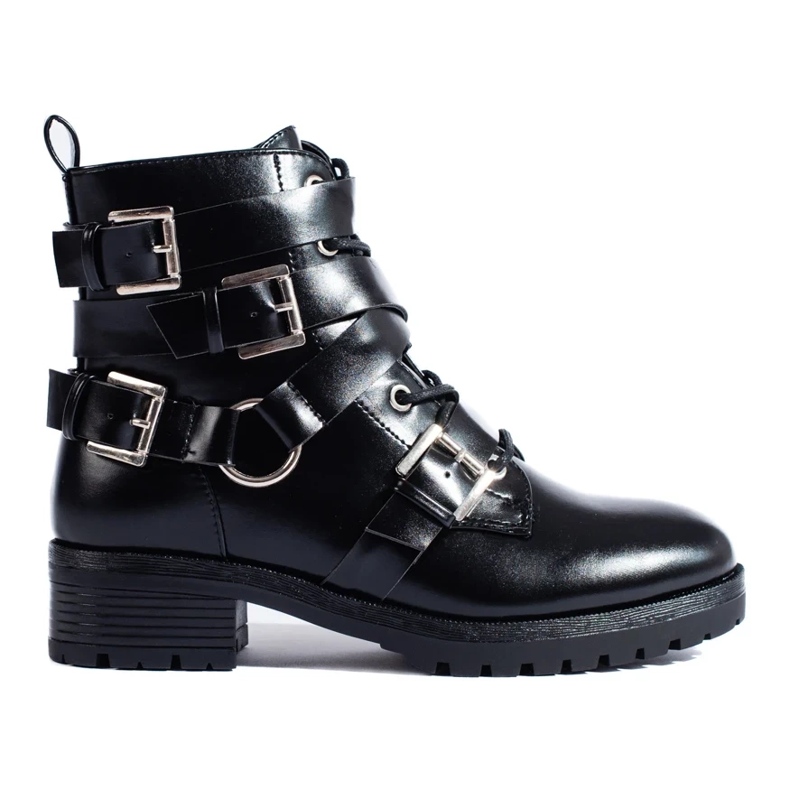 Black workery boots Black workery boots