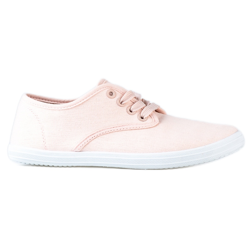 Light women's fabric sneakers Shelovet pink Light women's fabric sneakers Shelovet pink