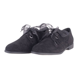 Elegant lace-up shoes Shelovet black