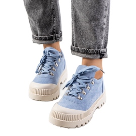 Ladies' blue shoes