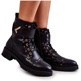 Warm Eco-Leather Snake Boots Black Colira Warm Eco-Leather Snake Boots Black Colira