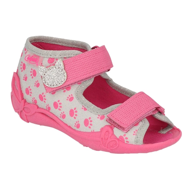 Befado children's shoes 242P109 pink grey