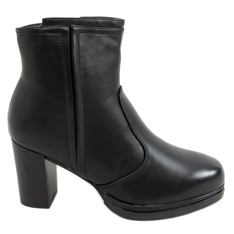 Kaja Black high-heeled boots