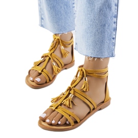 Yellow Mantila women's sandals Yellow Mantila women's sandals