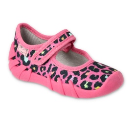 Befado children's slippers speedy 109P256 pink black