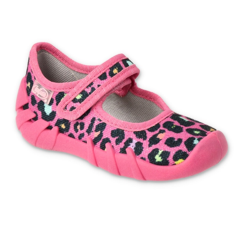 Befado children's slippers speedy 109P256 pink black Befado children's slippers speedy 109P256 pink black