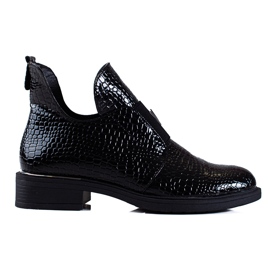 Women's Vinceza boots with flat heels black