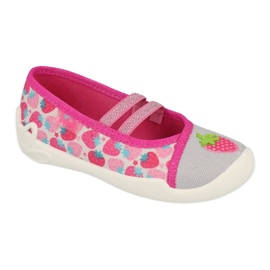 Befado children's slippers with strawberries 116X305 pink