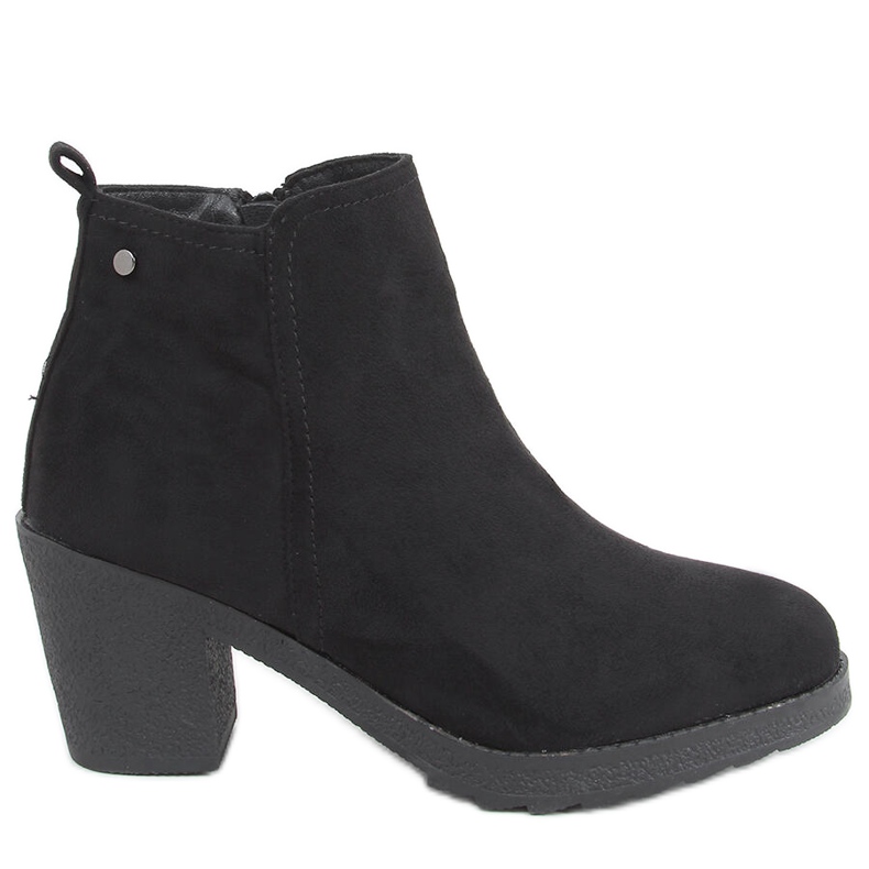 Wimko Black wide heel boots