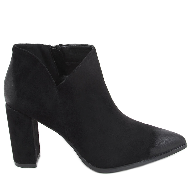 Ankara Black ankle boots