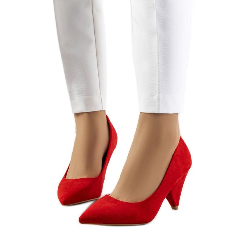 Beckton red pumps Beckton red pumps