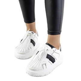 White Velcro sneakers from Pates White Velcro sneakers from Pates