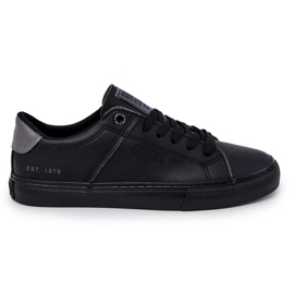 Leather Men's Sneakers Big Star JJ174108 Black Leather Men's Sneakers Big Star JJ174108 Black
