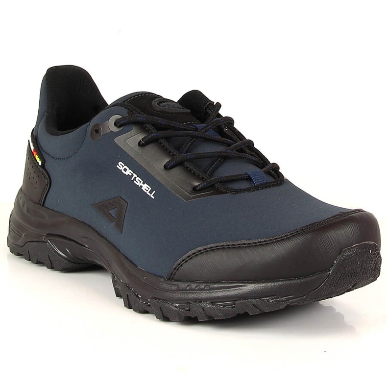 Men's navy blue American Club waterproof trekking shoes