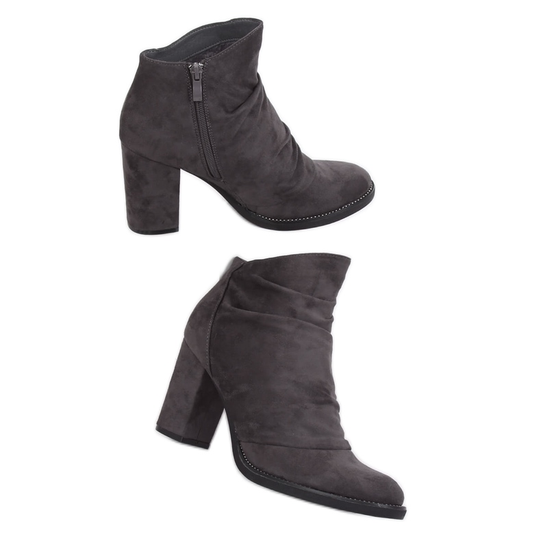 Puebla Gray high heels grey