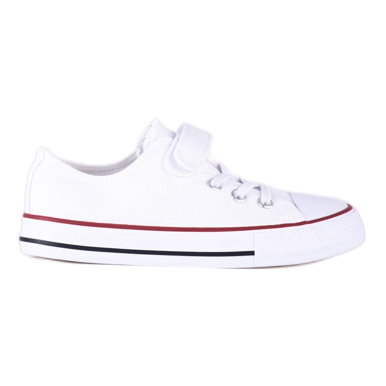 Vico low children's sneakers with white lacing