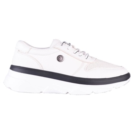 White Vinceza trainers with a thick sole