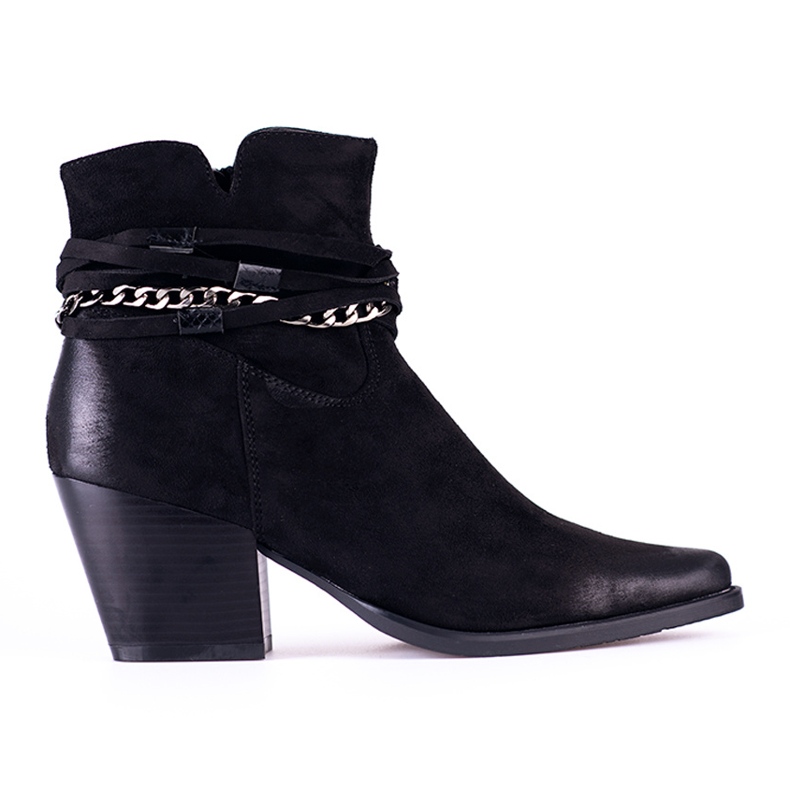 Black Shelovet cowboy boots for women