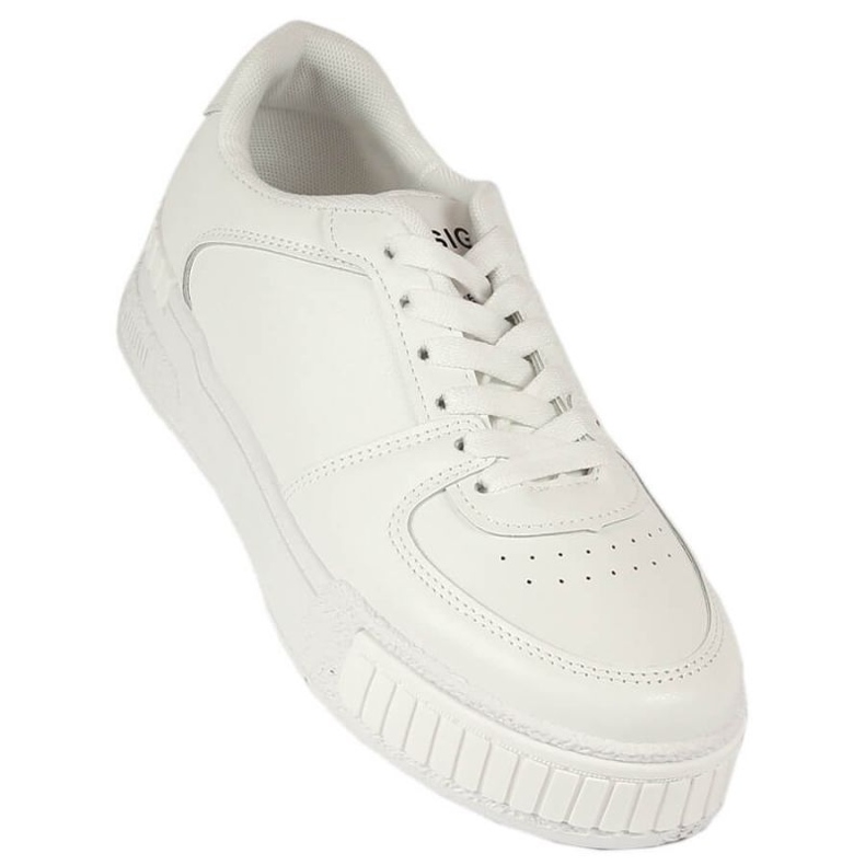 Vinceza W JAN130 white sports shoes