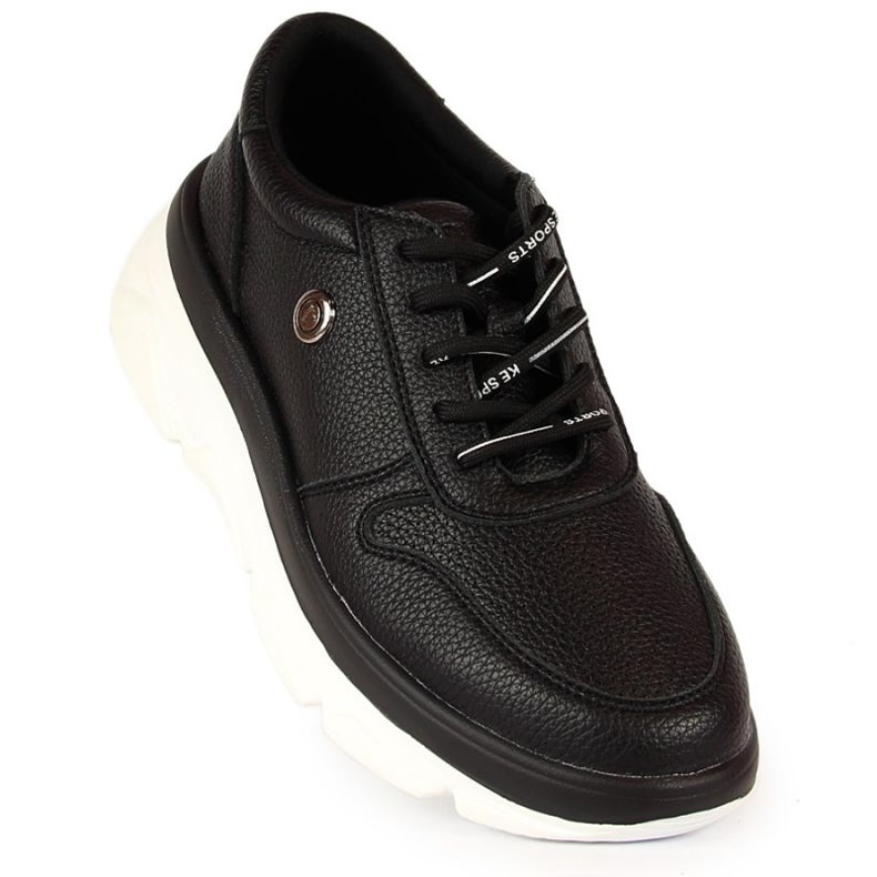 Black Vinceza W JAN131 platform sports shoes