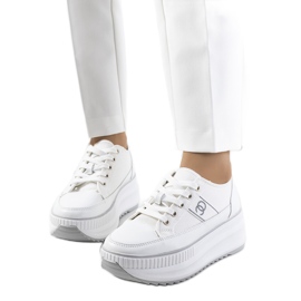 BM White sneakers on a high Barsu sole