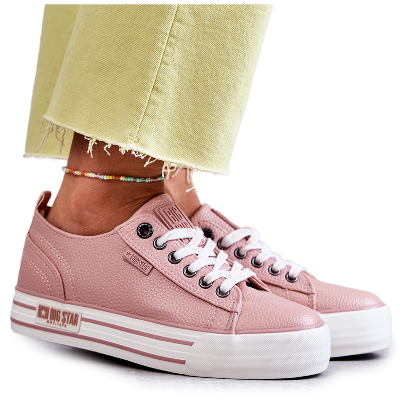 Low Women's Sneakers Big Star KK274016 Pink
