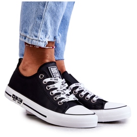 Women's Leather Sneakers Big Star KK274096 Black Women's Leather Sneakers Big Star KK274096 Black