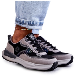 Women's sports sneakers Big Star KK274100 Black-Gray grey