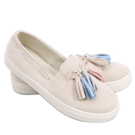 PA1 Fall sneakers with fringes Salma Beige