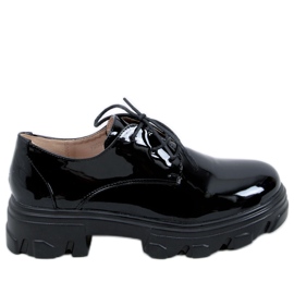PA1 Pragma Black high-soled loafers