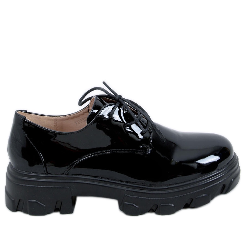 PA1 Pragma Black high-soled loafers